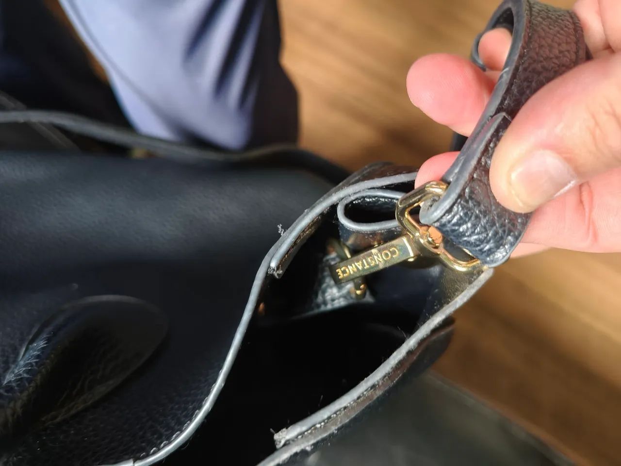 Bolsa grande de couro Constance  - Foto 5