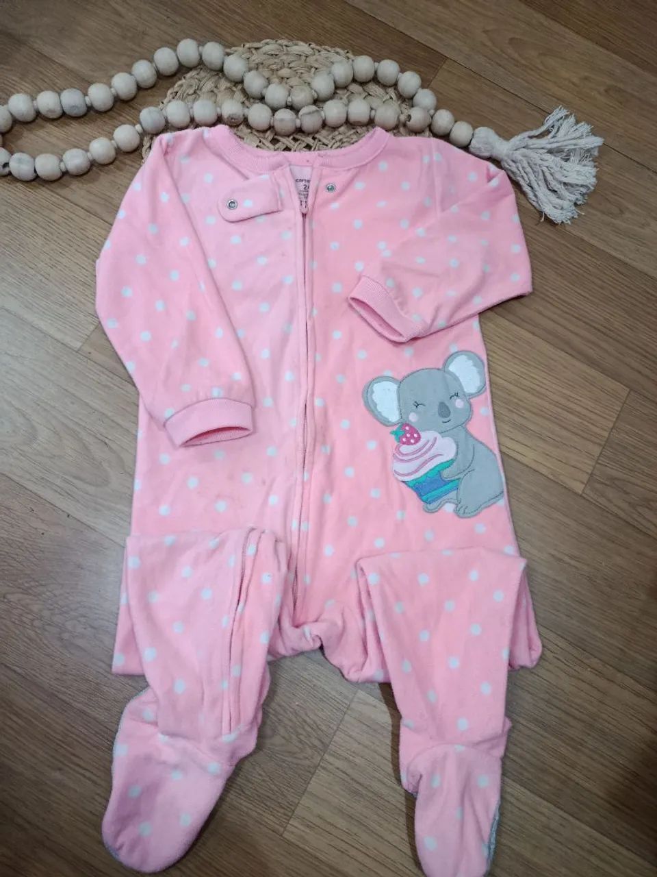 Macacão carters fleece 24m