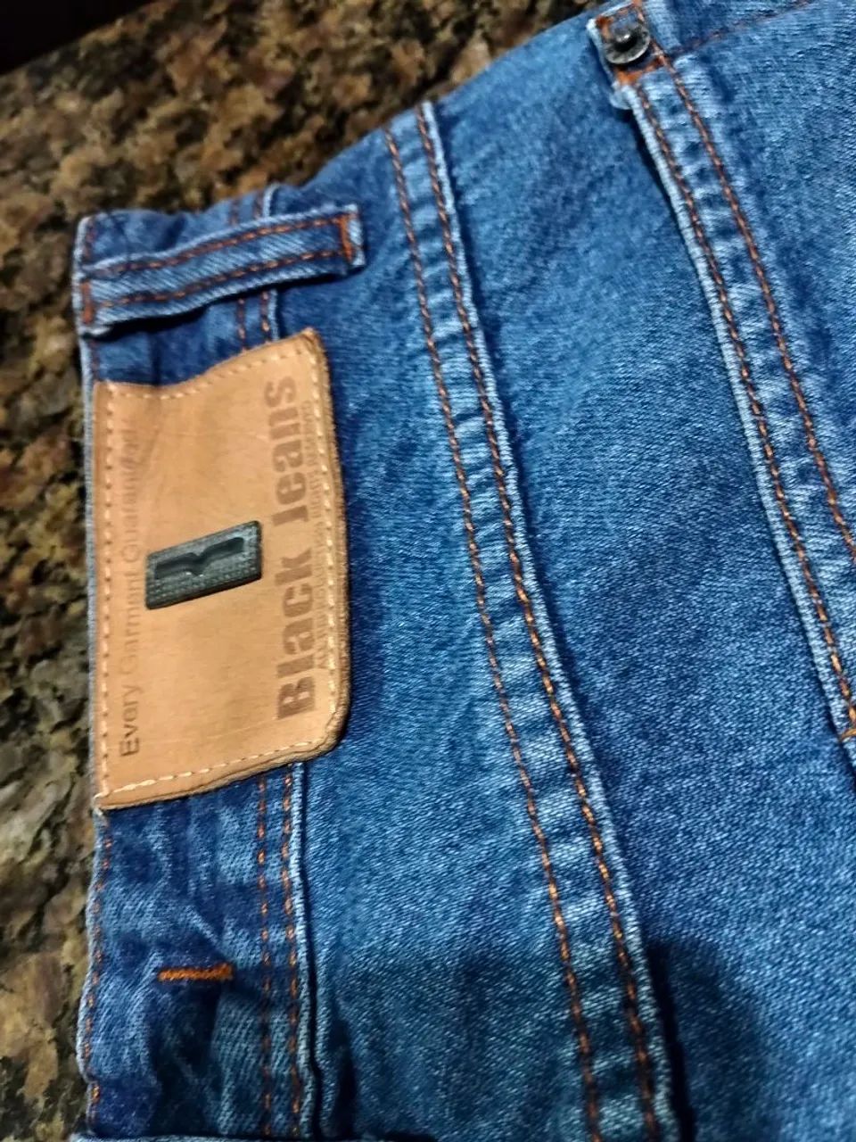 calça jeans masculina black jeans 42 - Foto 4