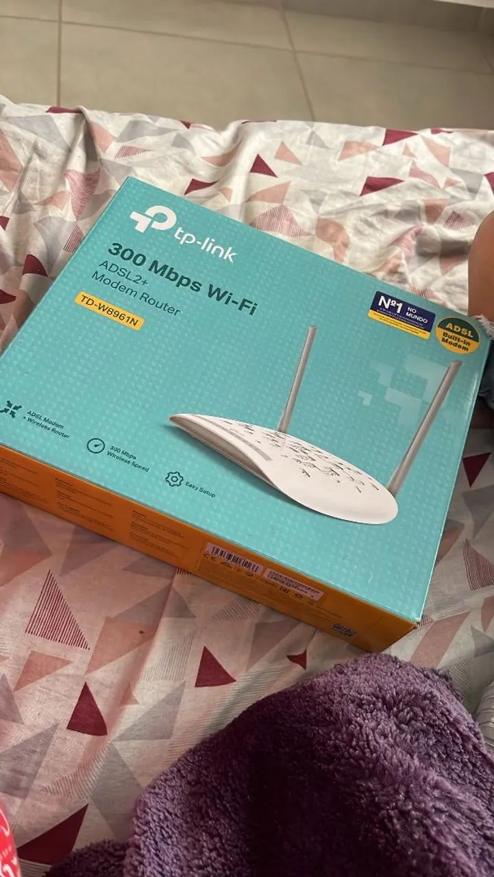 Modem Roteador Wireless TP-Link TD-W8961N. - Foto 2