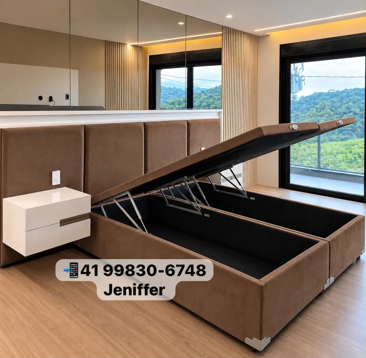 Base Baú Queen Linha Premium 
