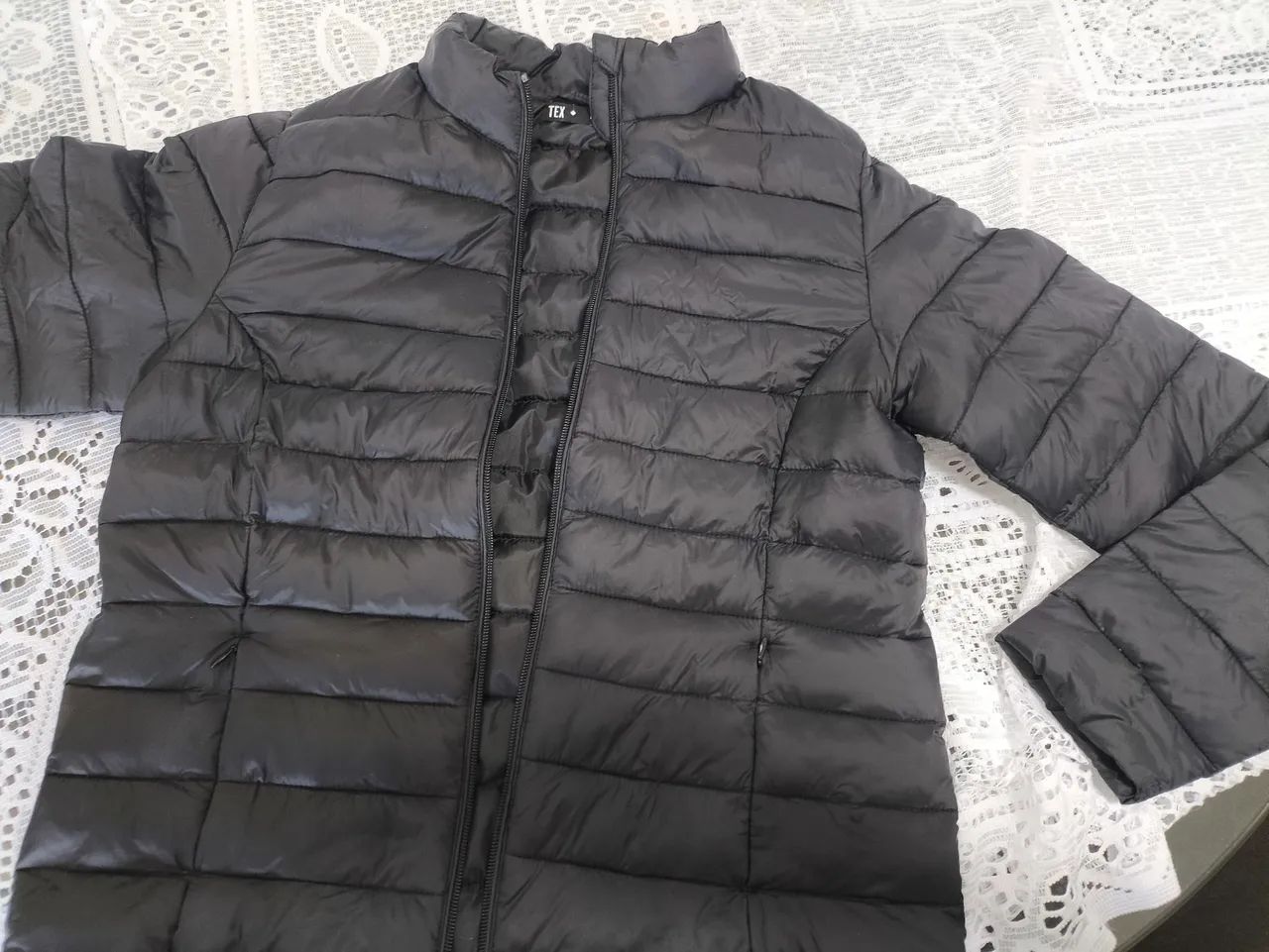 Jaqueta Puffer preta
