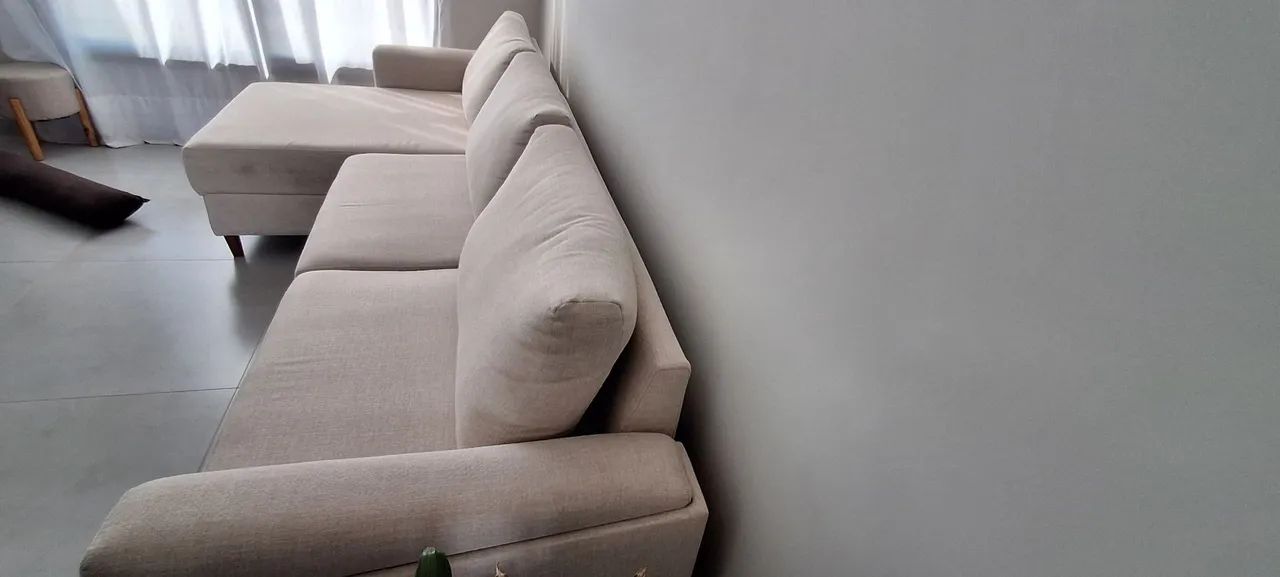 SOFA COM CHAISE DE 3 METRO "SUPER NOVO" - Foto 2