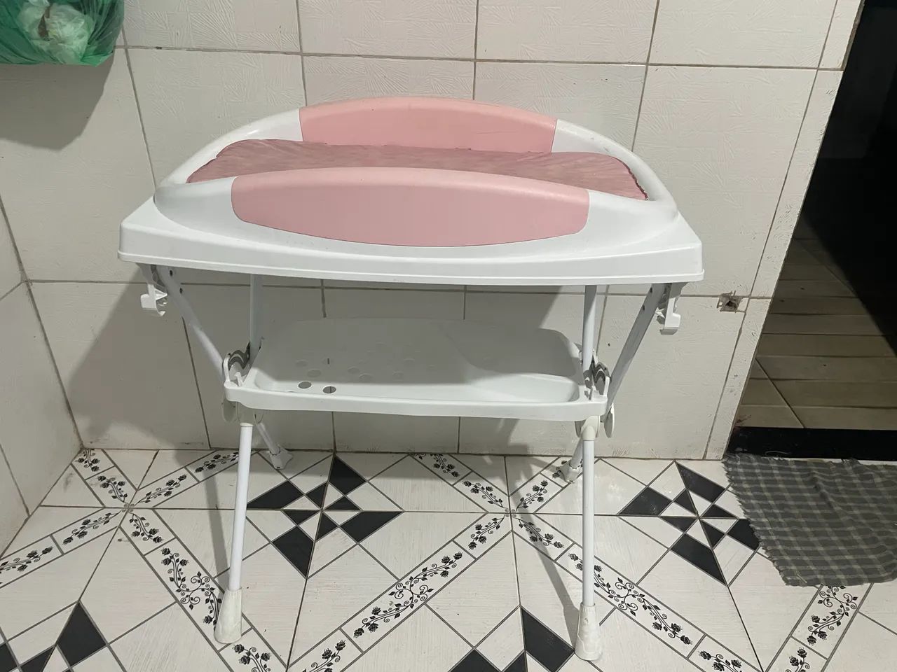 Banheira para bebê com trocador 