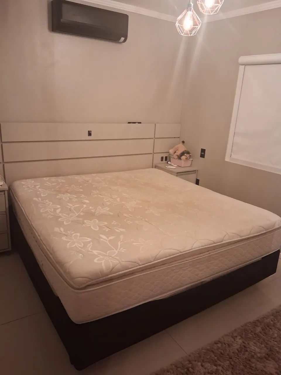 Conjunto Cama Box  King  193x203x70cm