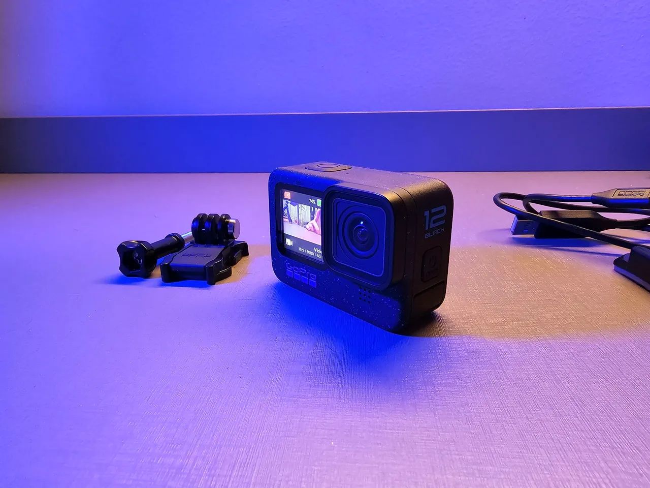 Gopro Hero 12 Black - Completa e zerada 
