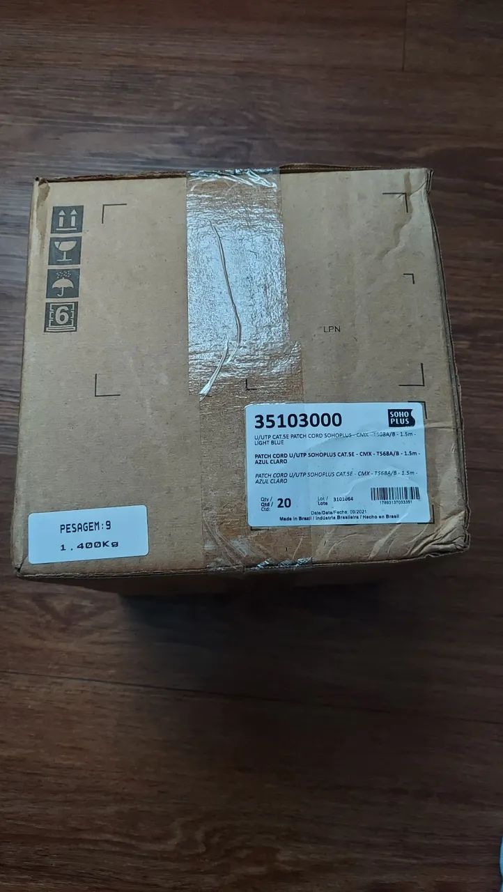 Patch cord cat5e furukawa, tem na caixa 20 pç. - Foto 3