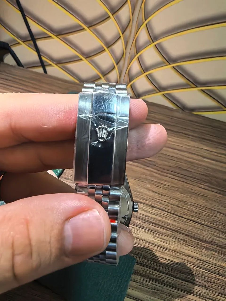 R0lex datejust 36mm bisel canelado - Foto 3