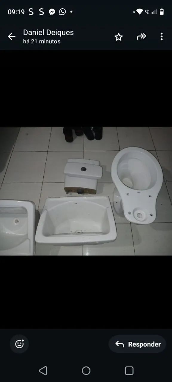 Conjunto de vaso novo 