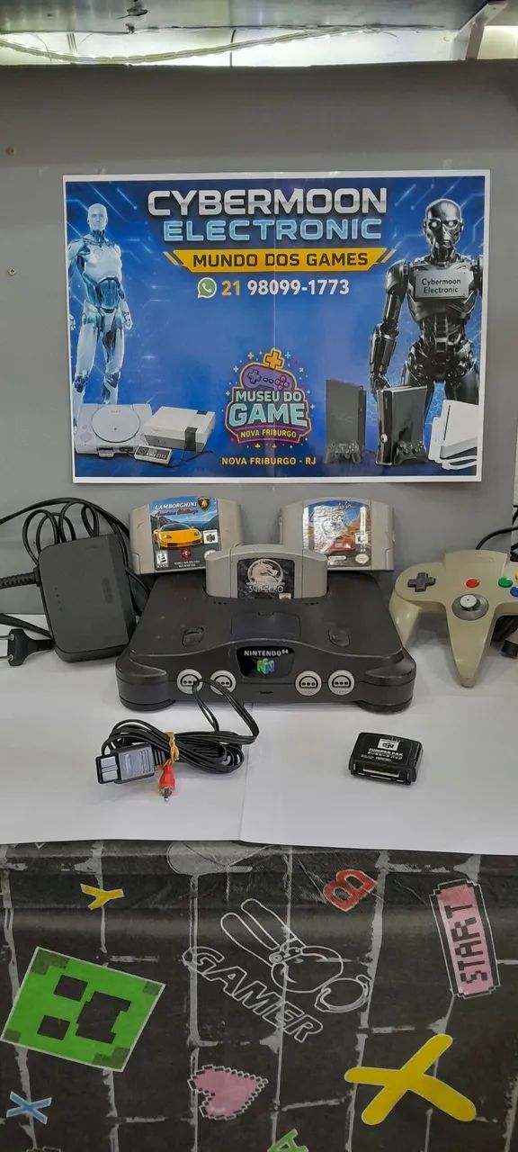 Nutendo 64 + controle e 3 fitas - Foto 2