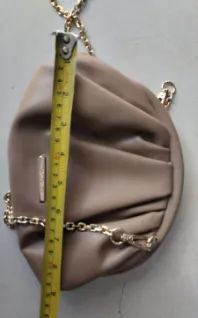 bolsa constance com corrente dourada removível - Foto 2