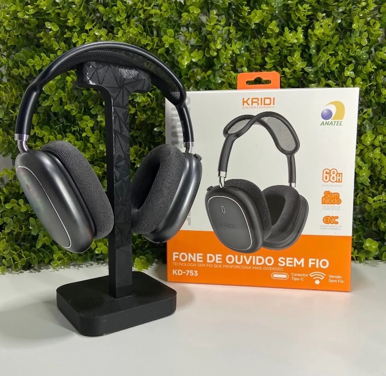     Fone Bluetooth com Longa Bateria - KRIDI