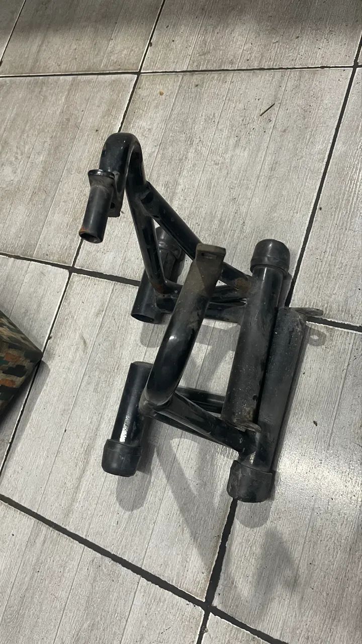 Protetor de motor e carenagem Fan e Titan 