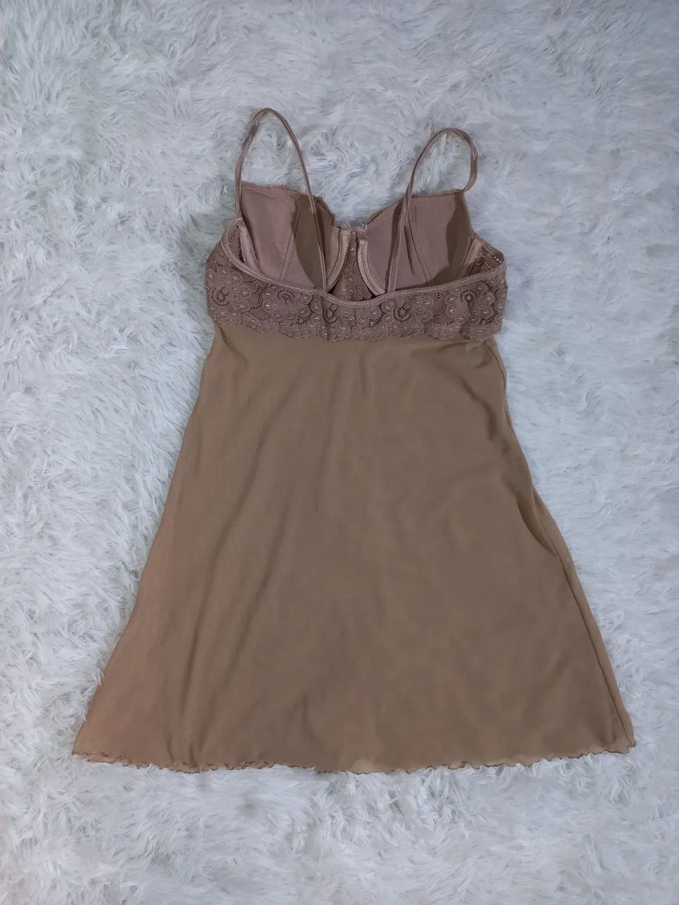Camisola Feminina Bege Com Bojo - Foto 2