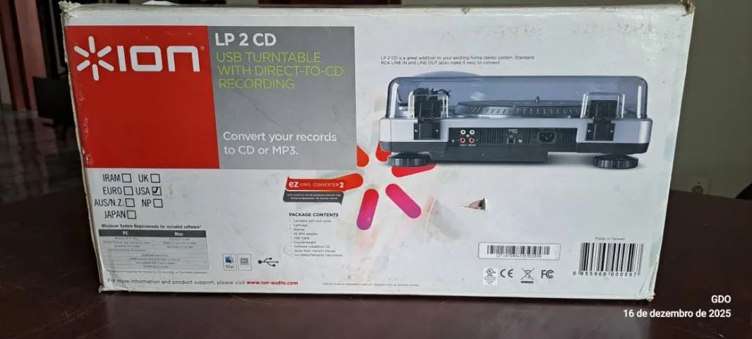 Toca discos ION LP2CD pickup - Foto 2