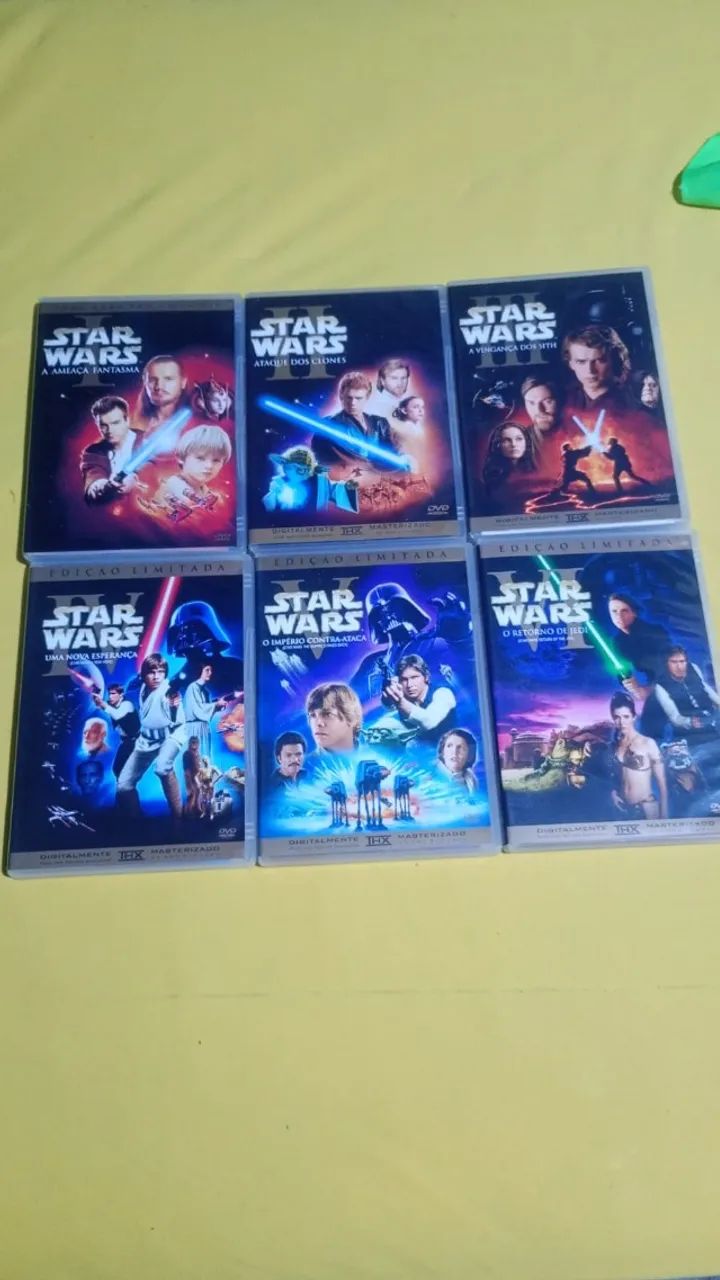 filme coleção Star Wars