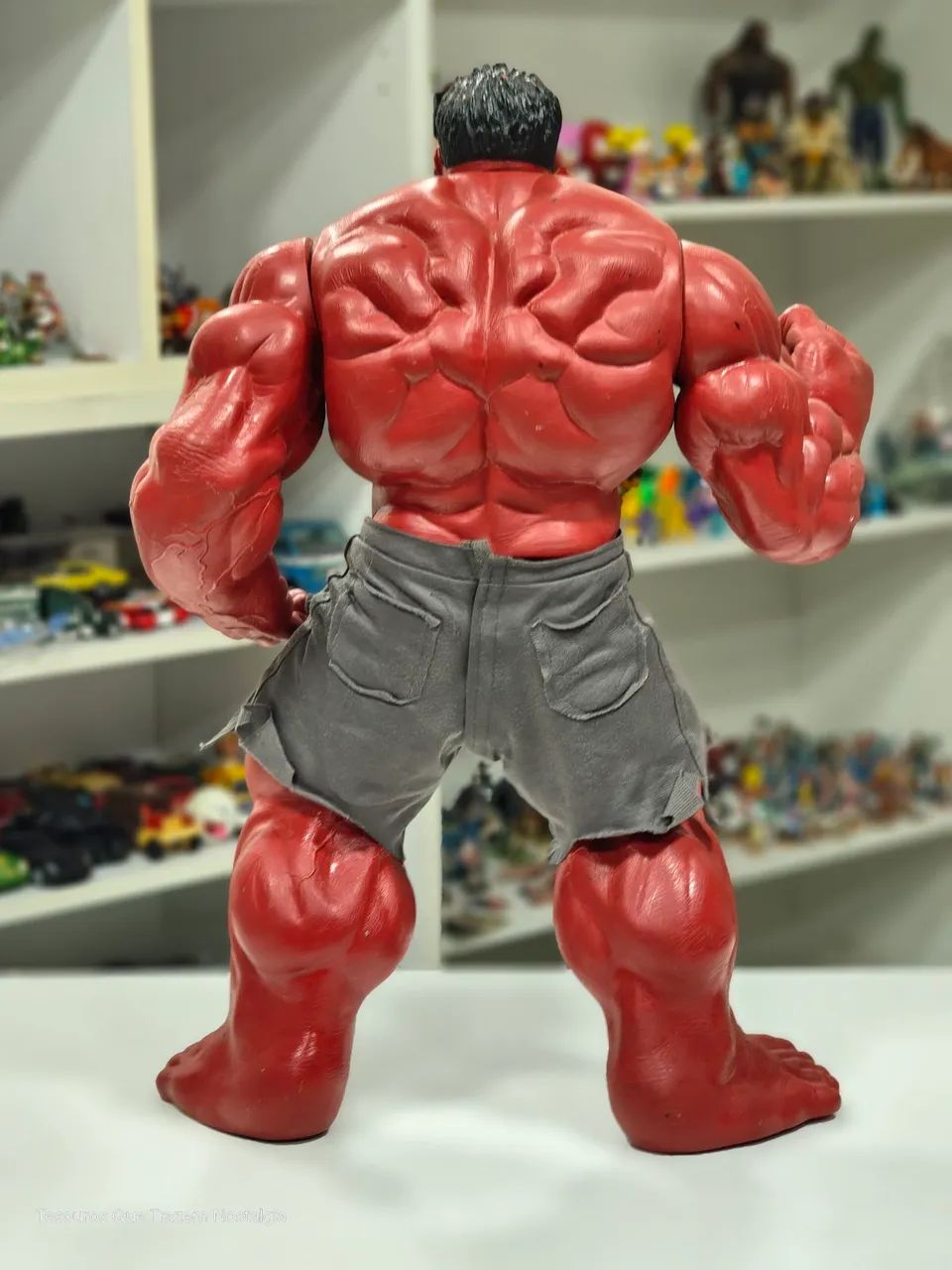Boneco Hulk Vermelho Premium Grande Mimo 50cm - Foto 4