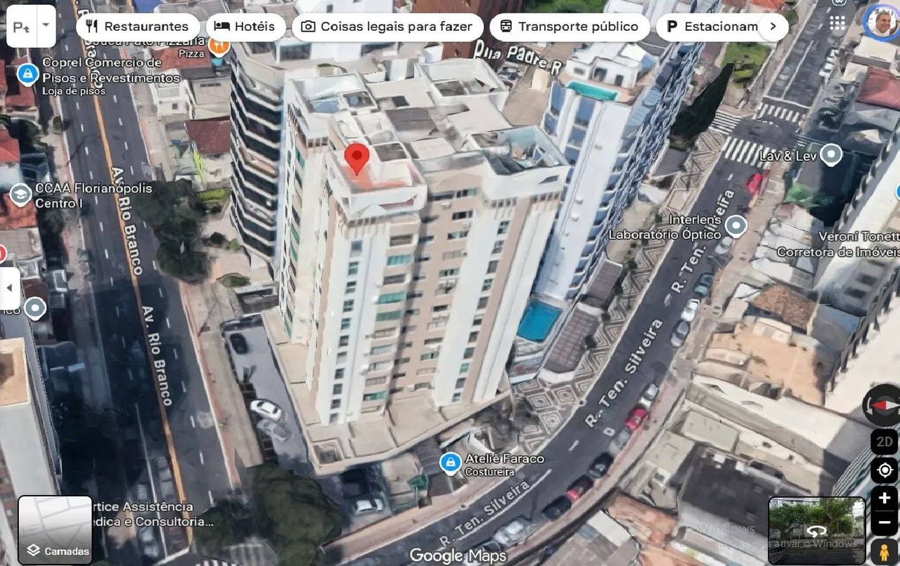 Apartamento na Rio Branco com Ten Silveira ,Centro, Florianópolis/SC - Foto 2