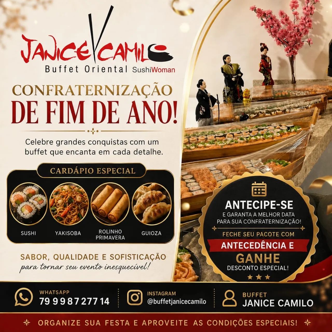 Buffet Oriental para eventos em Sergipe  - Foto 2