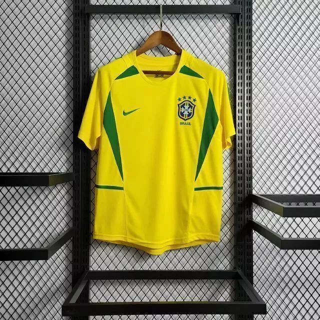 Camisa Brasil 2002 retrô GG