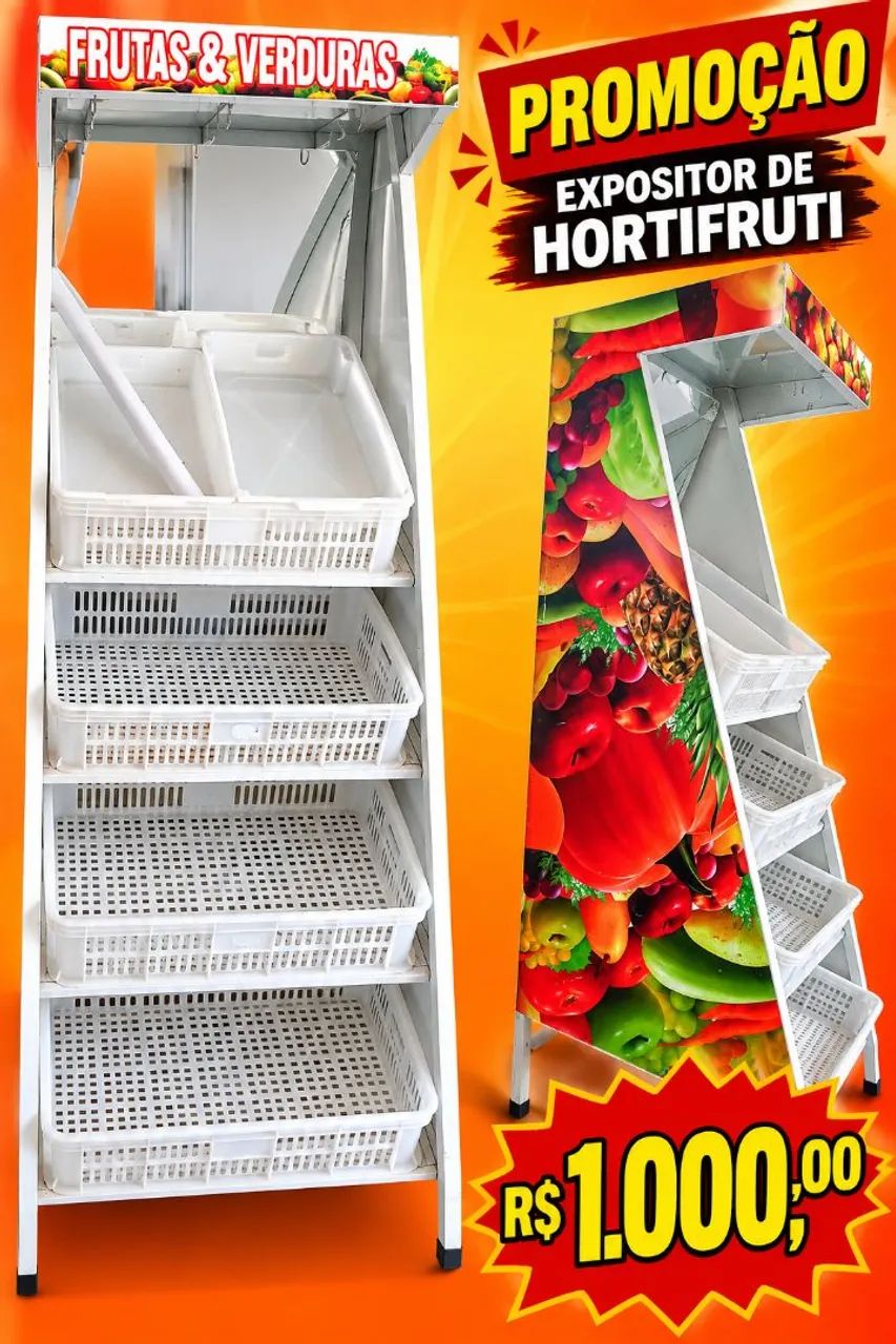VENDO EXPOSITOR DE HORTIFRUTI 