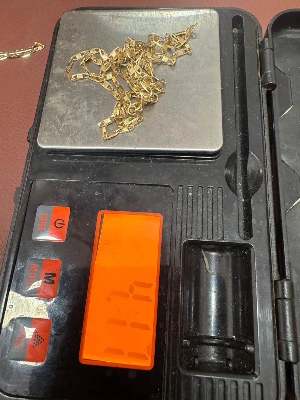 Corrente Piastrine de ouro 18k procedência garantia eterna - Foto 4