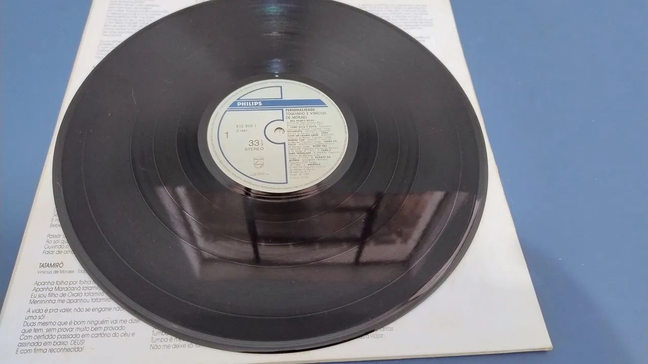 Disco Vinil Toquinho e Vinícius Personalidade + CD Saudade de Tom e Vinícius  - Foto 4