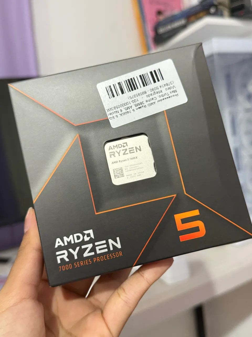 Processador ryzen 5 7600X nunca usado