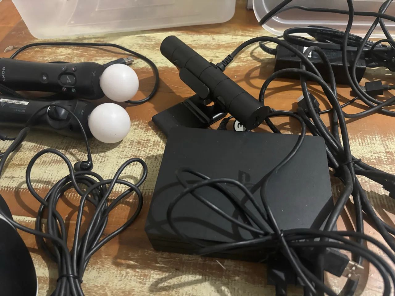 Óculos virtual (PSVR 1) + câmera +  Move Motion Controller - compatível com VR 4 e 5 - Foto 3
