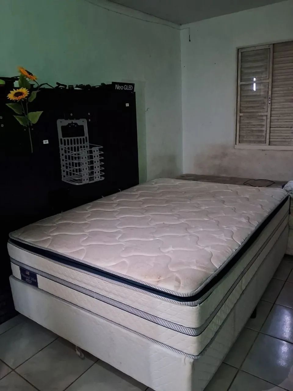 Cama Casal Colchão + Box Gazin Blue Diamond