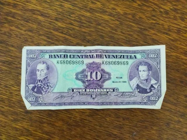 Nota de Diez Antiga