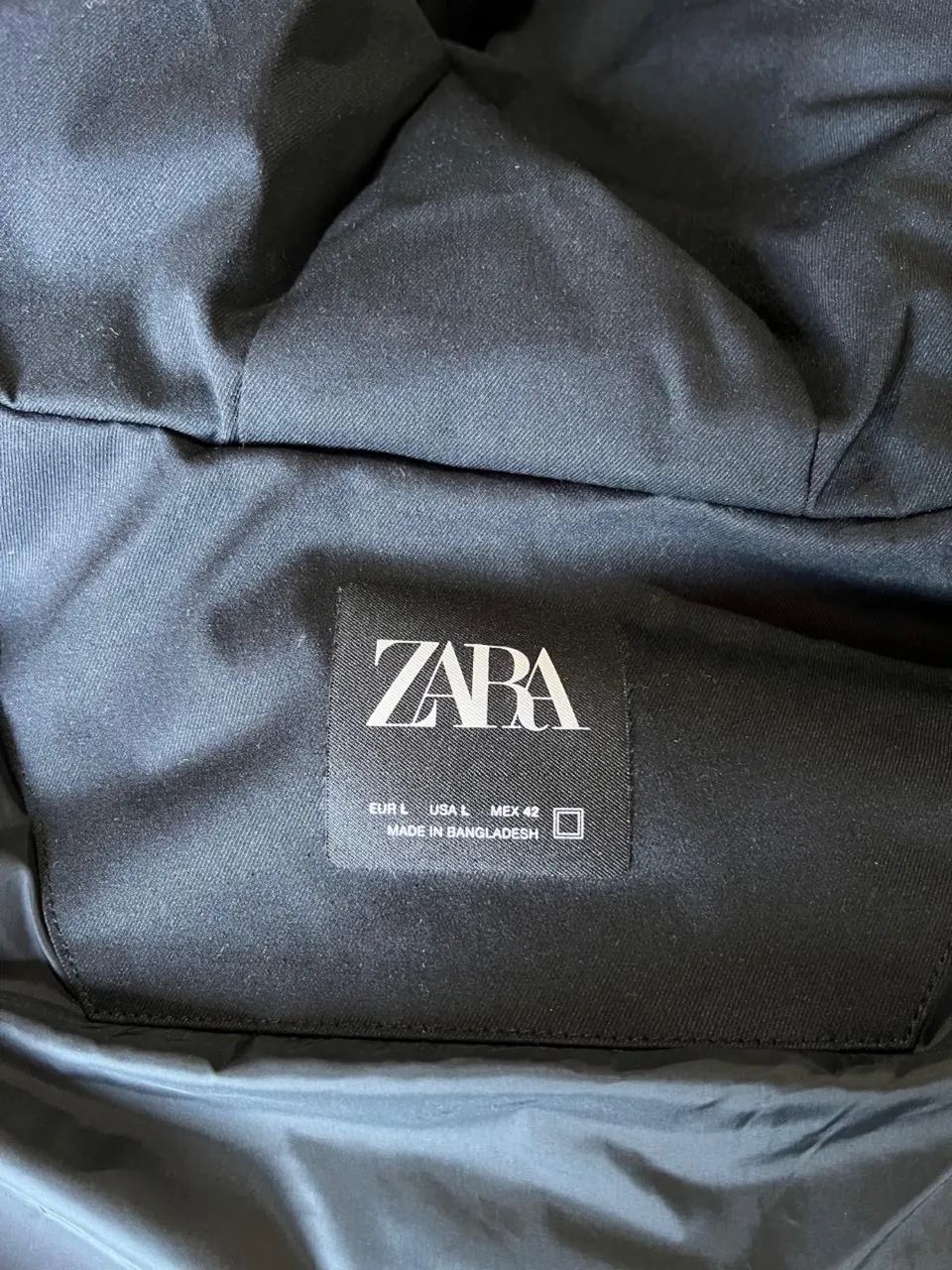 Colete Zara, original, preto, com capuz - Foto 2