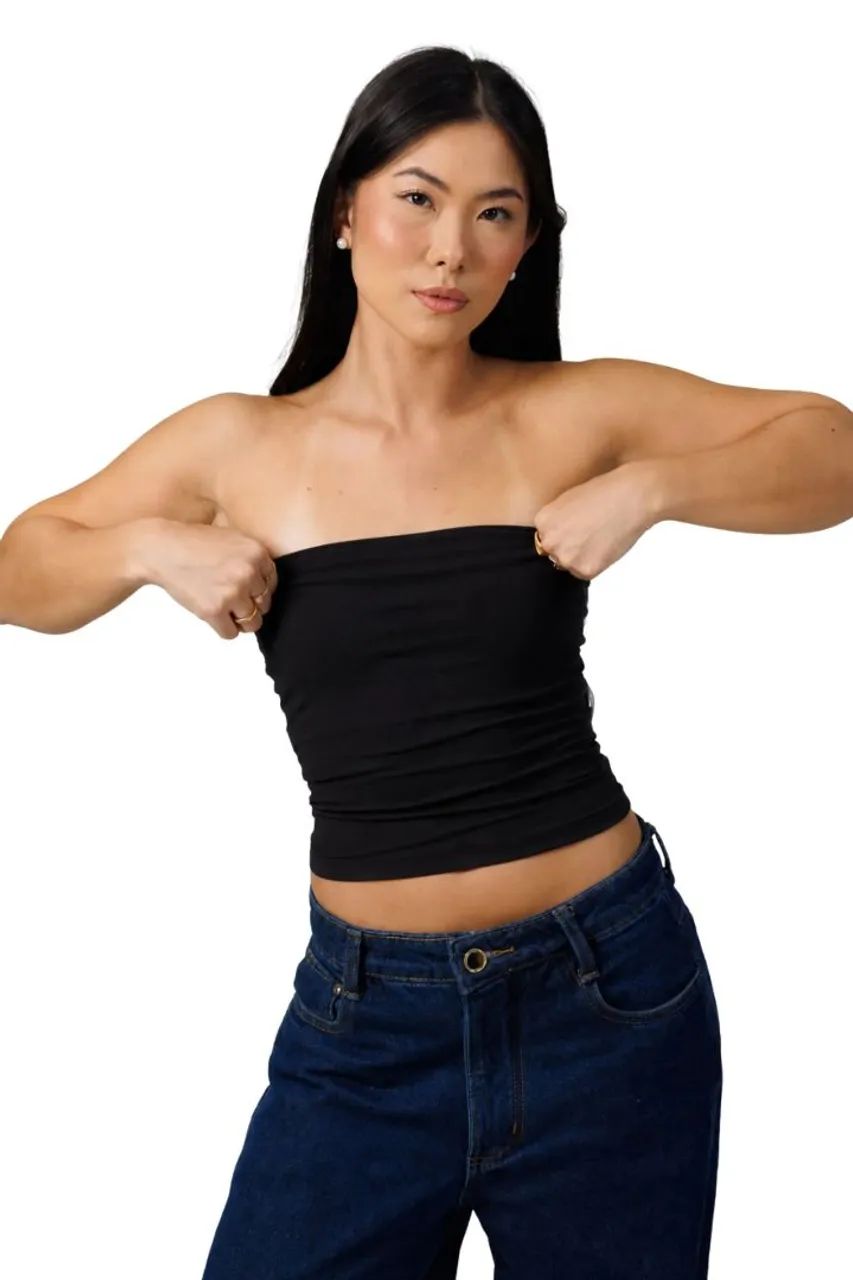 TUBE TOP PRETO - Foto 5