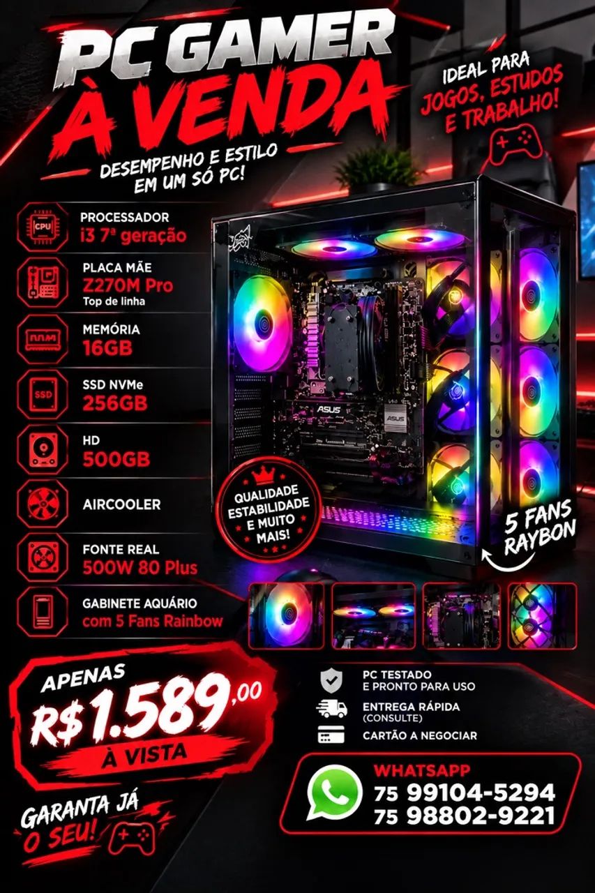 PC Gamer i3 7°