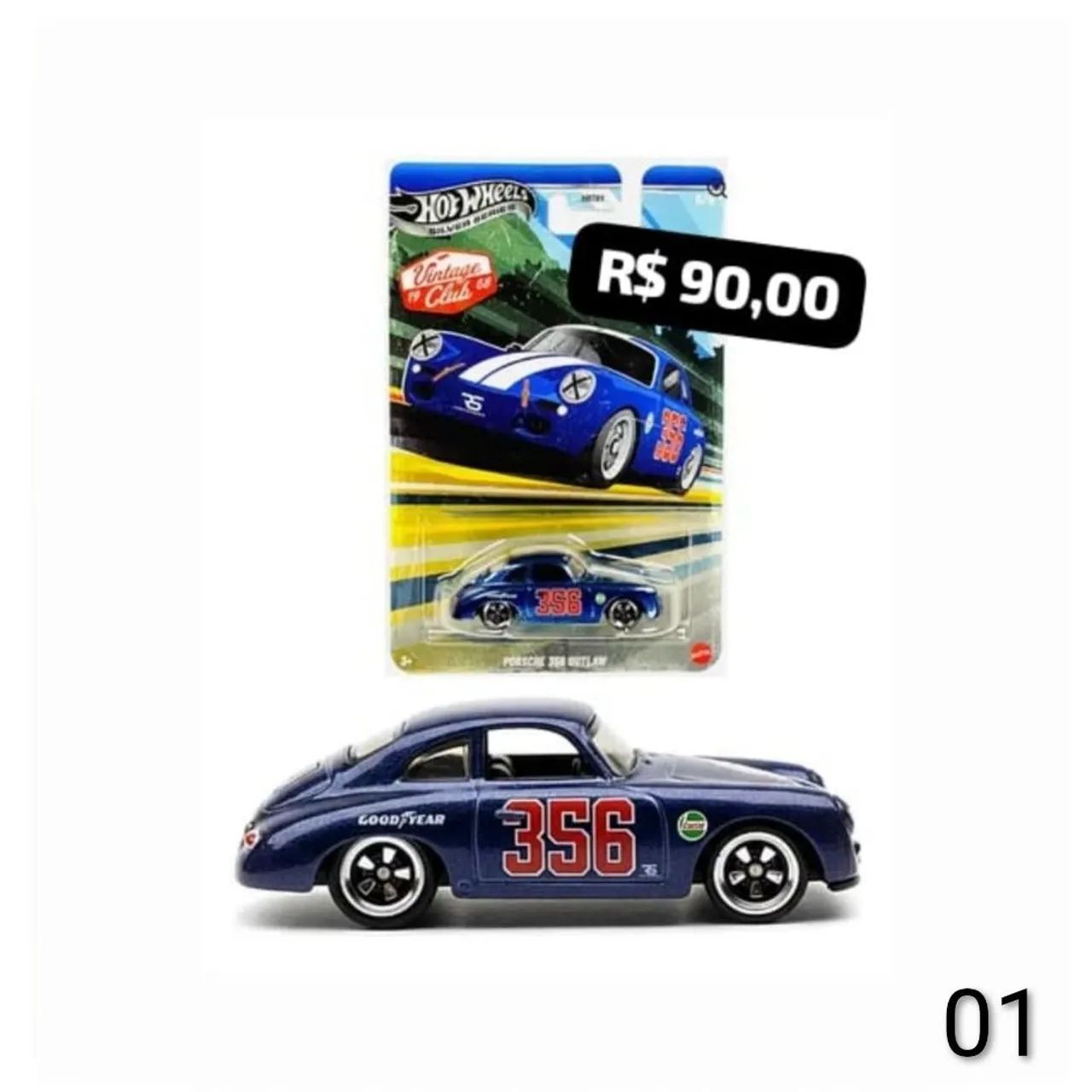 Hotwheels Porsche 356 Outlaw (silver series)