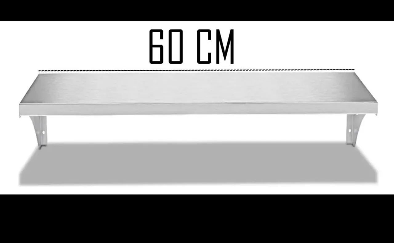 4 Prateleiras de Aço para Cozinha Industrial - Foto 2