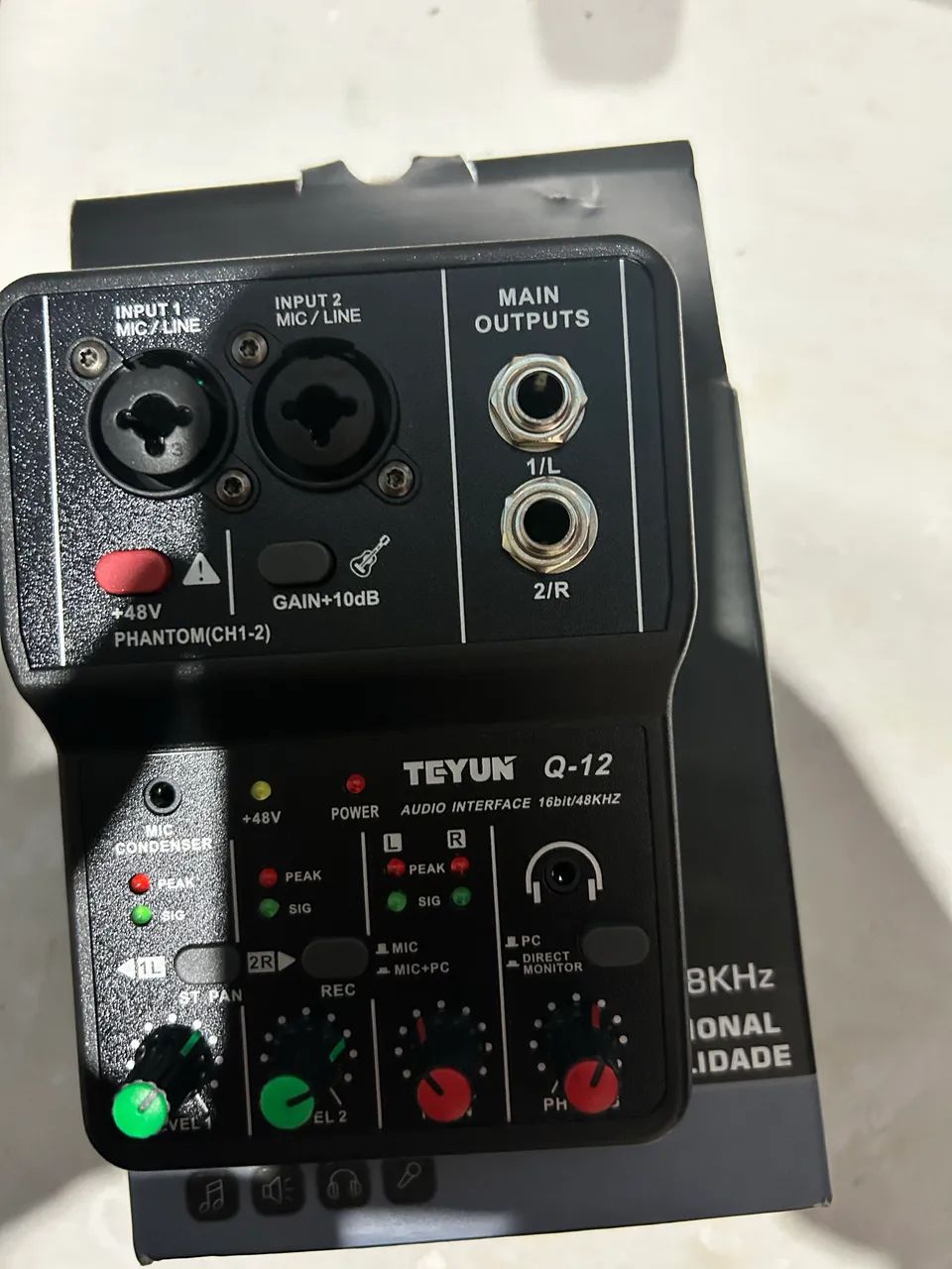 Vendo interface de áudio nova  - Foto 3