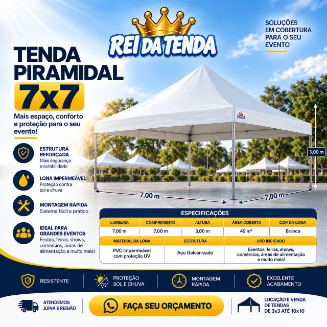 Tenda Piramidal - Foto 3