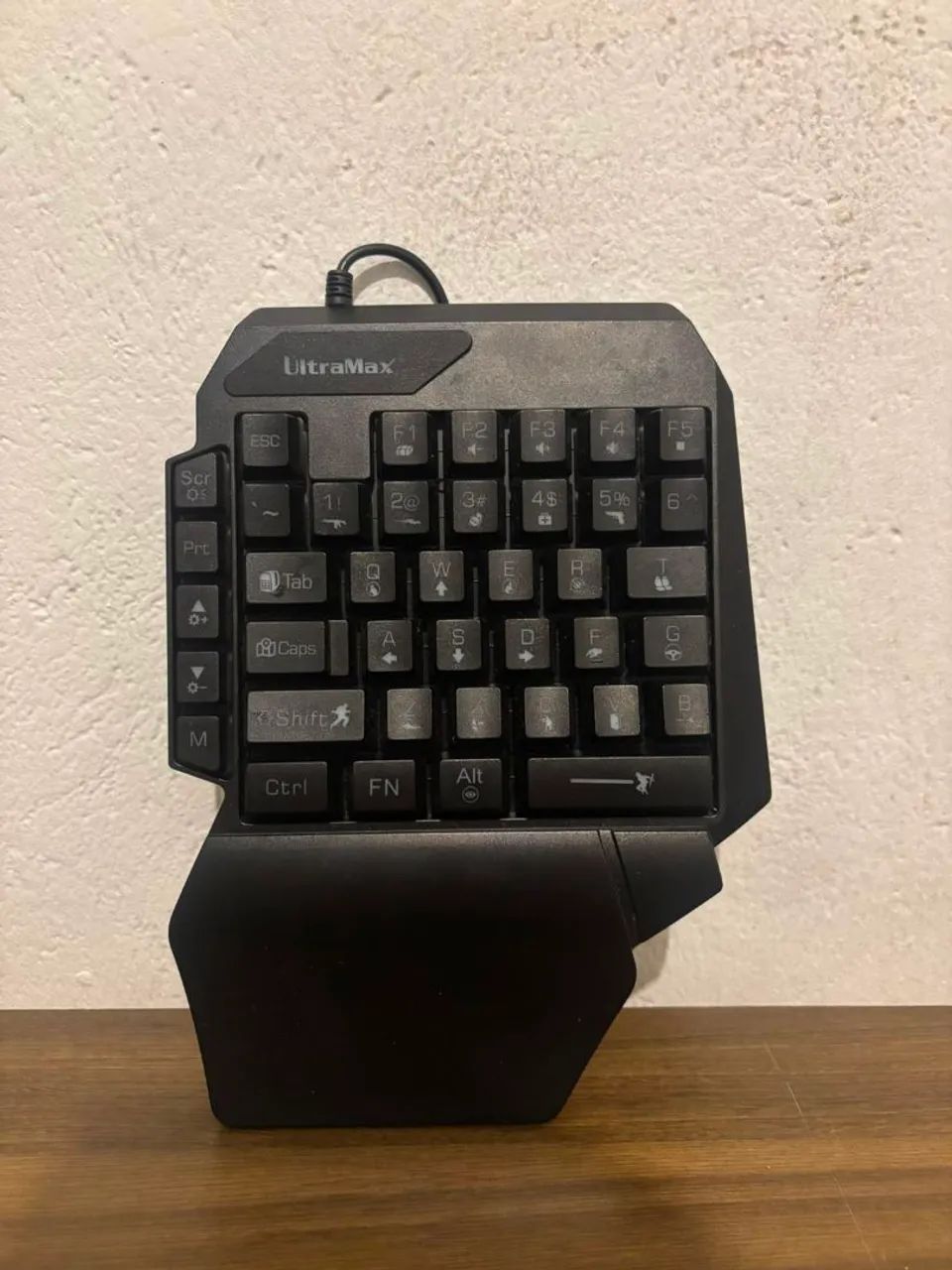 Teclado de uma mão rgb - Foto 3