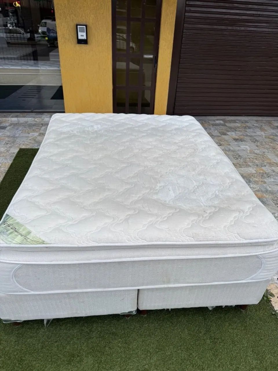 Cama box Casal QUEEN USADA ANJOS - Entrego!  - Foto 3