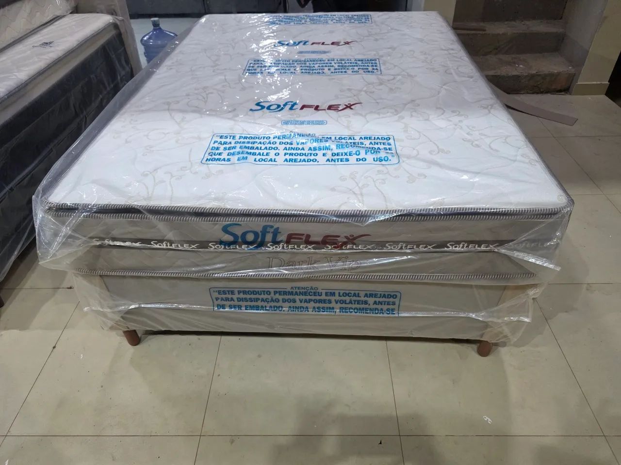 Cama box casal molas ensacadas nova  - Foto 4