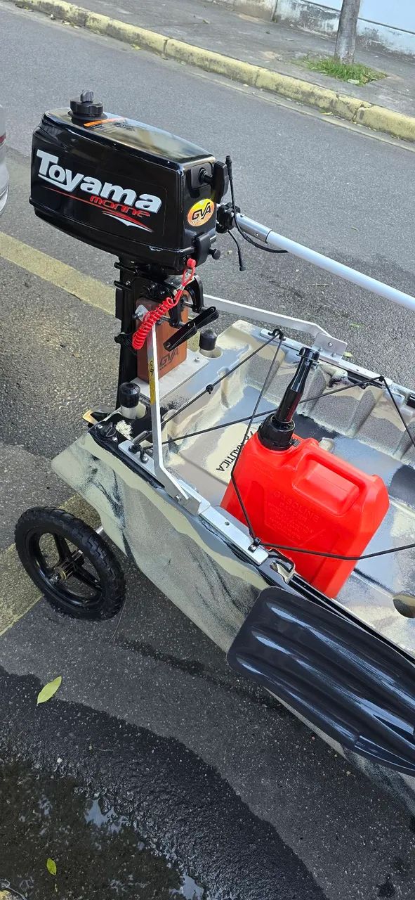 Caiaque Iron + motor + extensor + pedal  - Foto 5