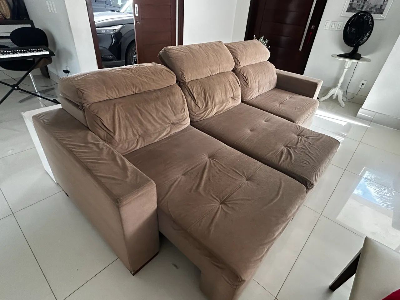 Vendo sofá retrátil com 3m  - Foto 3