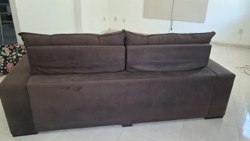 Sofá retrátil 3 lugares - Foto 2