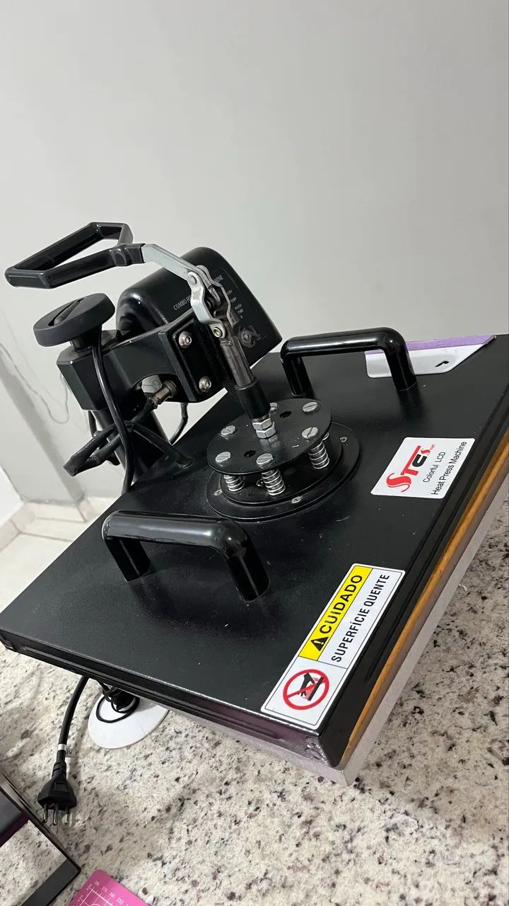 Vendo prensa térmica 8 em 1 + impressora  - Foto 4