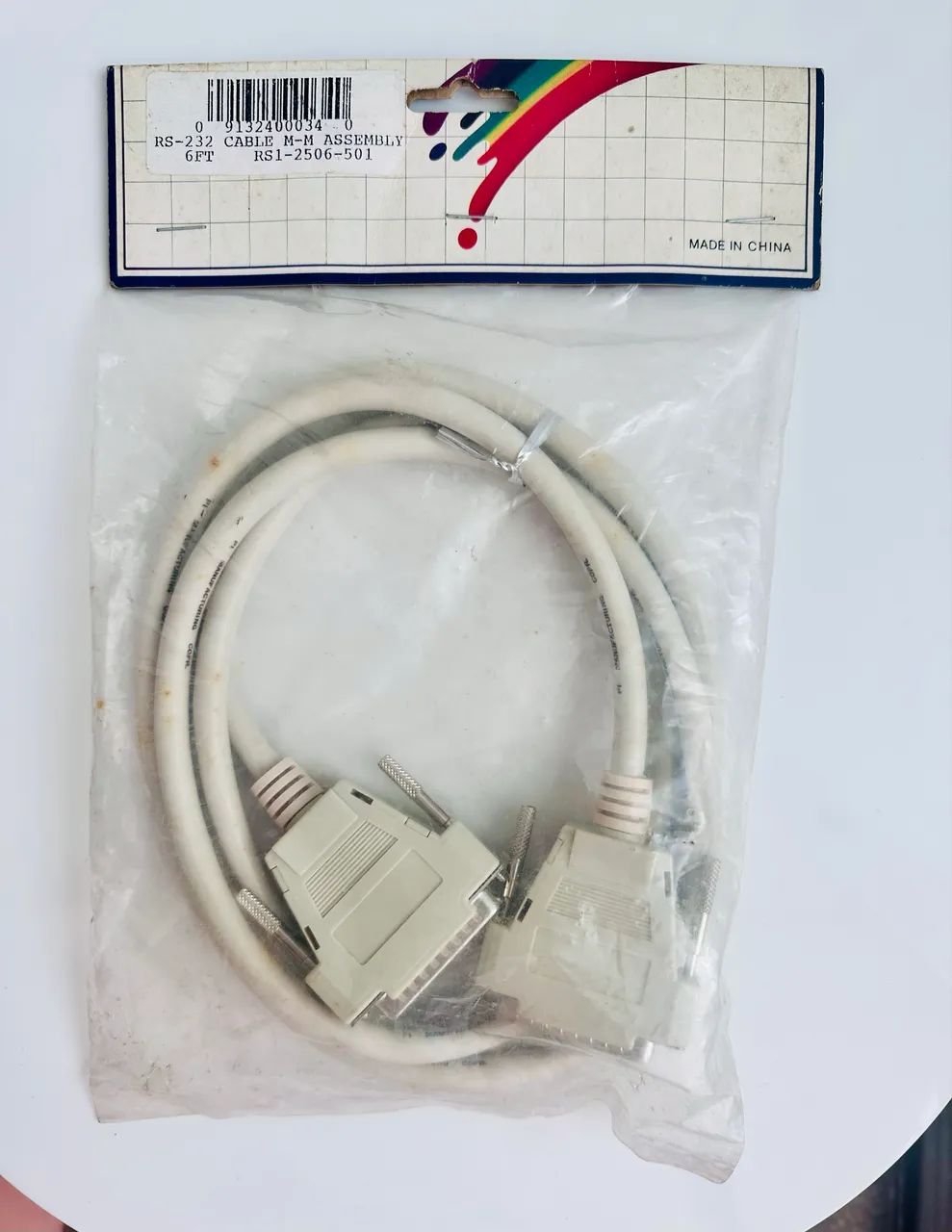 Cabo Serial RS-232 DB25 Macho x DB25 Macho - 1,8 m - Foto 2