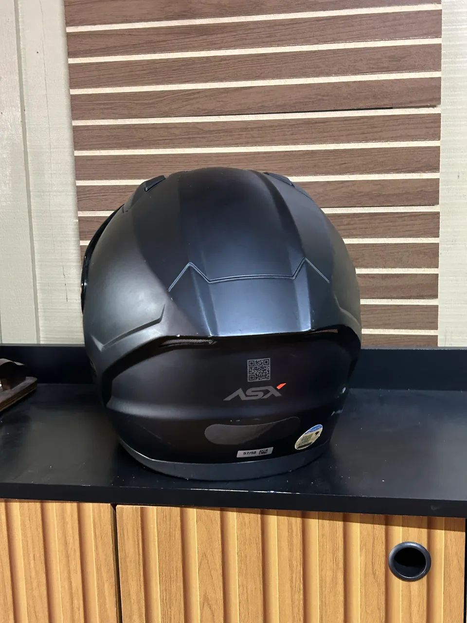 Capacete ASX City Preto Fosco  - Foto 2
