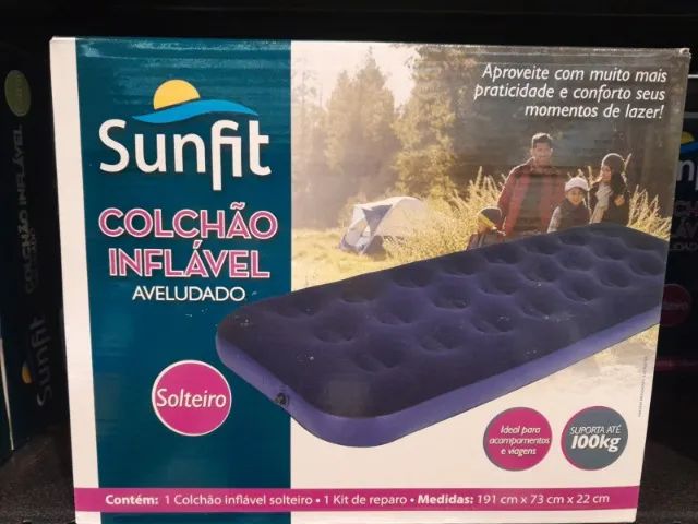 colchão inflável solteiro