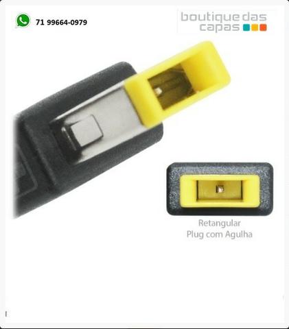 MM668 Fonte para notebook Lenovo 20V 4.5A Plug. Retangular - 1 ano garantia - Foto 2