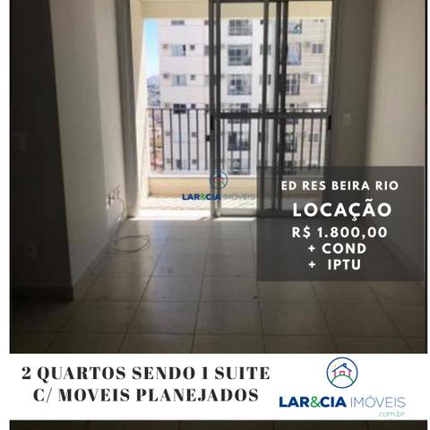 Ed Res Beira Rio 2 quartos sendo 1 suite